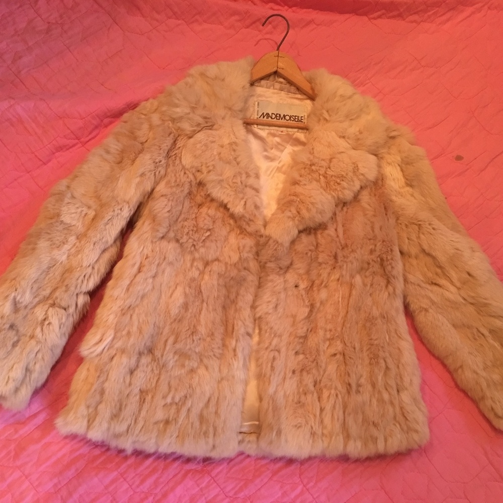 Vintage Rabbit Fur Coat